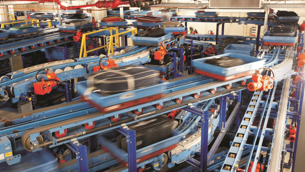 Baggage Handling System at Frankfurt Airport